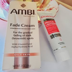 Skin lightening bundle- Ambi fade cream (oily skin) & Cicatricure medical